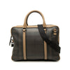 Burberry Smoke Check Coated Canvas Clinton Business Bag Secondhand