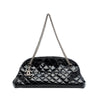 Chanel Medium Quilted Patent Just Mademoiselle Bowling Bag Secondhand