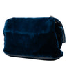 Secondhand Saint Laurent Small Velvet Monogram West Hollywood Crossbody