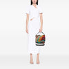 Burberry Medium Mega Check Canvas Pop Elements Ashby Bucket Secondhand