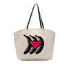 Prada Canvas Canapa Printed Banana Tote Secondhand