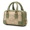 LOEWE Nano Anagram Jacquard and Calfskin Amazona Satchel Secondhand