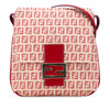 Fendi Zucchino Canvas Flap Crossbody Secondhand