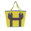 Hermès Toile and Clemence Pursangle Tote Secondhand