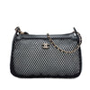 Chanel CC Mesh and Shiny Lambskin Clutch with Chain Secondhand