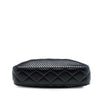 Chanel CC Mesh and Shiny Lambskin Clutch with Chain Secondhand
