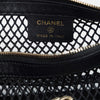 Chanel CC Mesh and Shiny Lambskin Clutch with Chain Secondhand