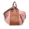 LOEWE Small Tricolor Leather Hammock Satchel Secondhand