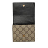 Gucci Medium Bicolor GG Marmont and GG Supreme Compact Wallet Secondhand