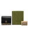 Gucci Medium Bicolor GG Marmont and GG Supreme Compact Wallet Secondhand