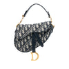 Secondhand Dior Mini Oblique Canvas Saddle Bag