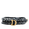 Dior Mini Oblique Canvas Saddle Bag Secondhand