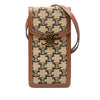 Celine Triomphe Textile Triomphe Phone Pouch Flap Crossbody Secondhand