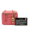 Chanel Mini Quilted Lambskin Pearl Crush Vanity Case With Chain Secondhand