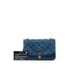 Chanel Printed Denim and Calfskin Gabrielle Wallet On Chain Secondhand