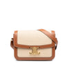Celine Classique Canvas and Calfskin Triomphe Crossbody Secondhand