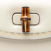 Gucci Calfskin Frame Print Bamboo Top Handle Bag Secondhand
