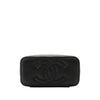 Chanel Small Quilted Caviar Vanity Case With Chain Secondhand