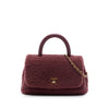 Chanel Small Shearling Coco Top Handle Bag Secondhand