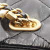 Chanel Mini Quilted Calfskin Crystal Pearls Chain Flap Secondhand