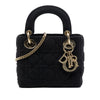 Dior Mini Velvet Cannage Lady Dior Secondhand