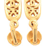 Chanel CC Gold Plated Heart Drop Clip on Earrings Secondhand