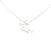 Dior Brass I Love Dior Heart and Arrow Pendant Necklace Secondhand
