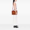 Prada Medium Bicolor Woven Goatskin Madras Shopping Tote Secondhand