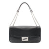 Fendi Large Leather Chain Baguette Shoulder Bag Secondhand