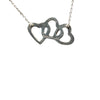 Secondhand Tiffany Elsa Peretti Sterling Silver Triple Heart Pendant Necklace