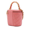 Chanel Quilted Lambskin Afternoon Tea Vanity Case with Chain Secondhand