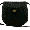 Bottega Veneta Leather Intrecciato Tassel Clasp Crossbody Secondhand
