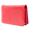 Chanel CC Patent Diamond Quilted Wallet On Chain Secondhand