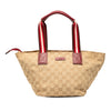 Gucci GG Canvas Web Tote Secondhand