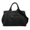 Prada Denim Canapa Logo Tote Secondhand