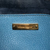 Miu Miu Goatskin Madras Push Lock Tote Secondhand