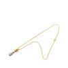 Chanel CC Gold Plated Faux Pearl Teardrop Pendant Necklace Secondhand