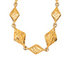 Chanel Gold Plated Logo Chain Necklace Secondhand