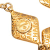 Chanel Gold Plated Logo Chain Necklace Secondhand