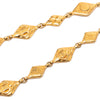 Chanel Gold Plated Logo Chain Necklace Secondhand