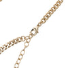Chanel CC Gold Plated Strass Logo Choker Necklace Secondhand