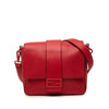 Fendi Medium Leather Baguette Messenger Bag Secondhand