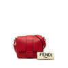 Fendi Medium Leather Baguette Messenger Bag Secondhand