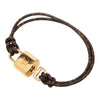 Louis Vuitton Monogram LV Padlock Bracelet 17 Secondhand