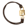 Louis Vuitton Monogram LV Padlock Bracelet 17 Secondhand