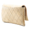 Chanel Quilted Suede Retro Label Flap Secondhand