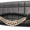Chanel Chocolate Bar Lambskin Pearl Chain Flap Secondhand