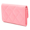 Chanel Quilted Caviar Resin CC Flap Card Holder Secondhand
