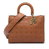 Dior Large Ultra Matte Calfskin Cannage Embossed Lady Dior Secondhand