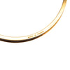 Hermès Gold Plated Epsom Kelly Cadena Lock Bangle Bracelet Secondhand